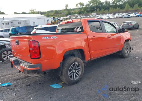 2021 Chevrolet Colorado 4Wd Short Box Wt from USA, damaged, VIN 1GCGTBEN7M1254309